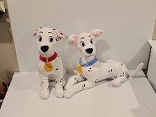 Disney Store 101 Dalmatians Pongo and Perdita Plush Set Rare