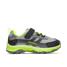 Merrell Little Kid Moab Speed 2 Low A/C  Jr. Waterproof Grey/Black/Citron 9 M