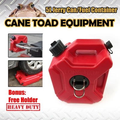 5L Jerry Can Spare Container With Free Holder Fuel Container Heavy Duty - Image 1 of 4