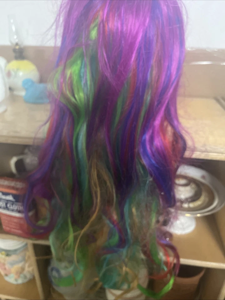 Rainbow Colorful Wig - Image 2 of 4