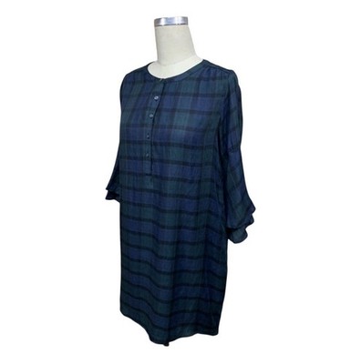Ann Taylor Loft Dress Scottish Plaid Small
