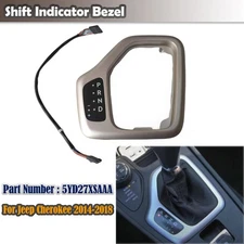 Inner Auto Transmission Shift Indicator Bezel Cover For Jeep Cherokee 2014-2018
