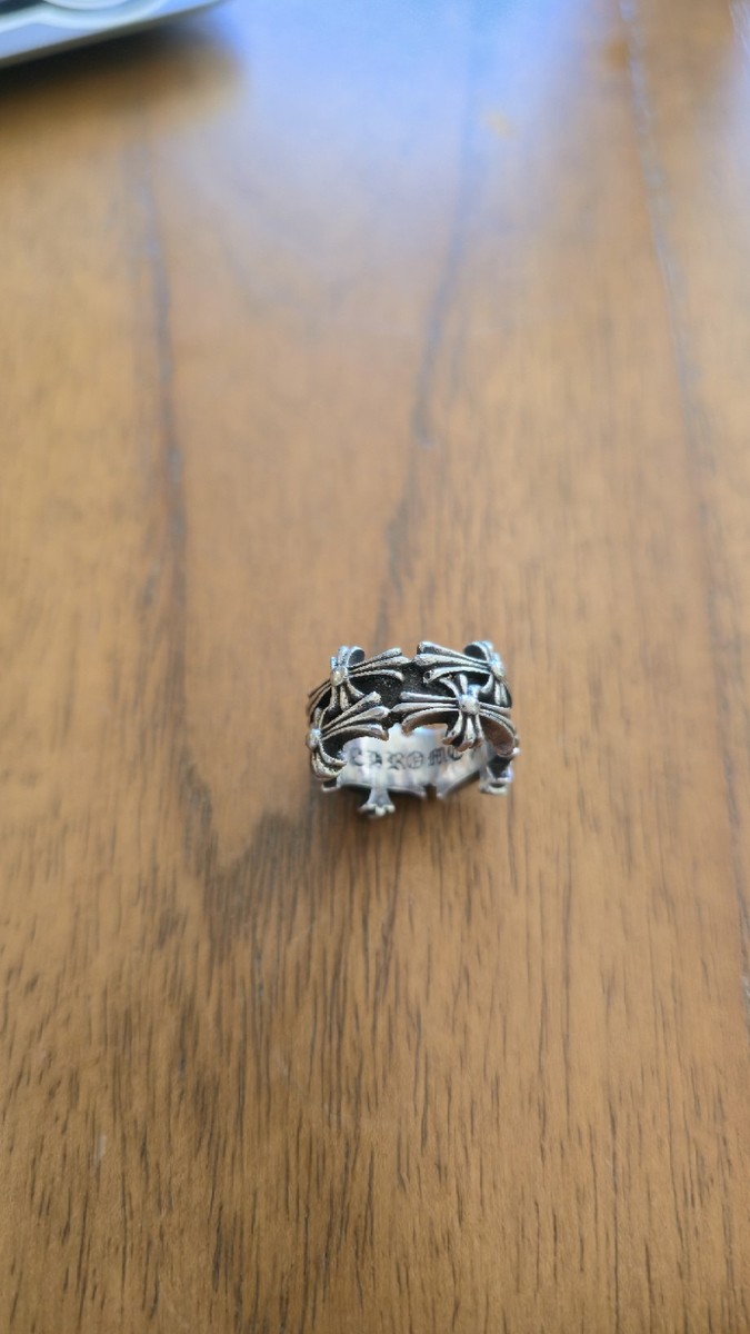 Chrome Hearts Cross Band Ring Size 6 – 925 Sterling Silver – 2013