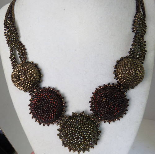 Signed Altiplano Handcrafted Beaded Necklace