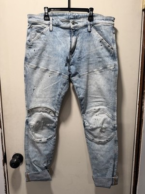 G Star Raw Men s Jeans 5620 3D Zip Knee Skinny Size 34x32