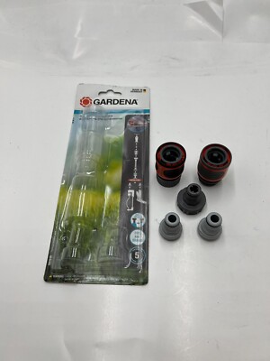 (QTY 4) Gardena 18270-81.000.00 5 Piece Water Tight Quick Connectors