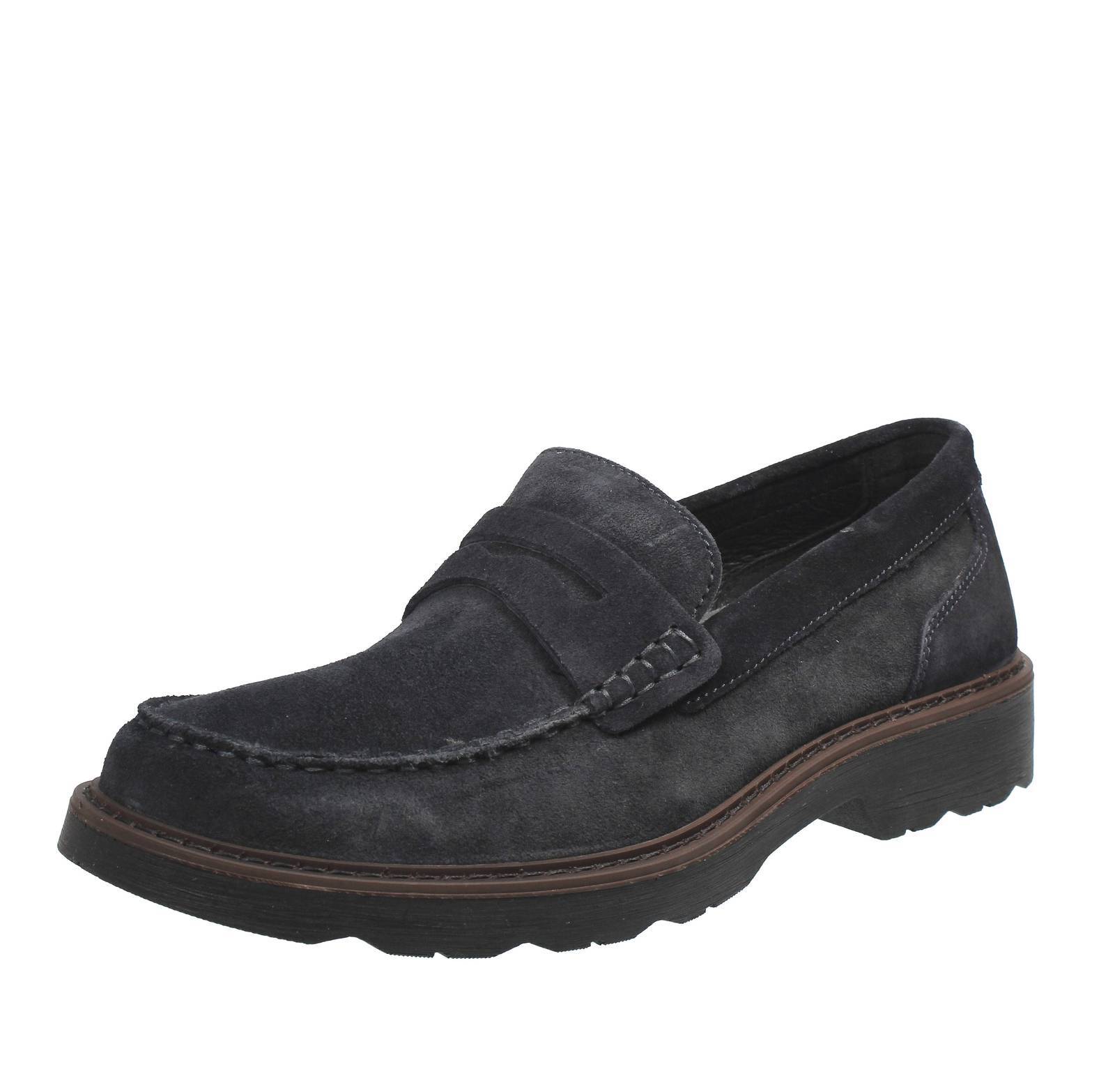 Igi - Co Celson - Мокасины из замши синего цвета - Taglia 45 29 см Scarpe Uomo College 16790₽