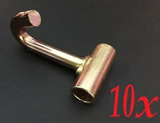 10x J Finger Hook for 2" Ratchet Strap Tie Down Race Car Hauler Trailer Wreck