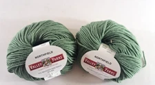 Northfield Valley Yarn Water Cress Green 2 Skeins Baby Alpaca Silk Peru 248 yds