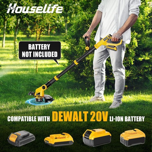 Cordless Weed Trimmer and Leaf Blower Combo Kit Compatible with Dewalt 20V Max B - Picture 6 of 8