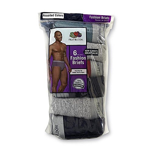 Fruit of the Loom mens Tag-free Cotton Briefs Underwear 6 Pack ...
