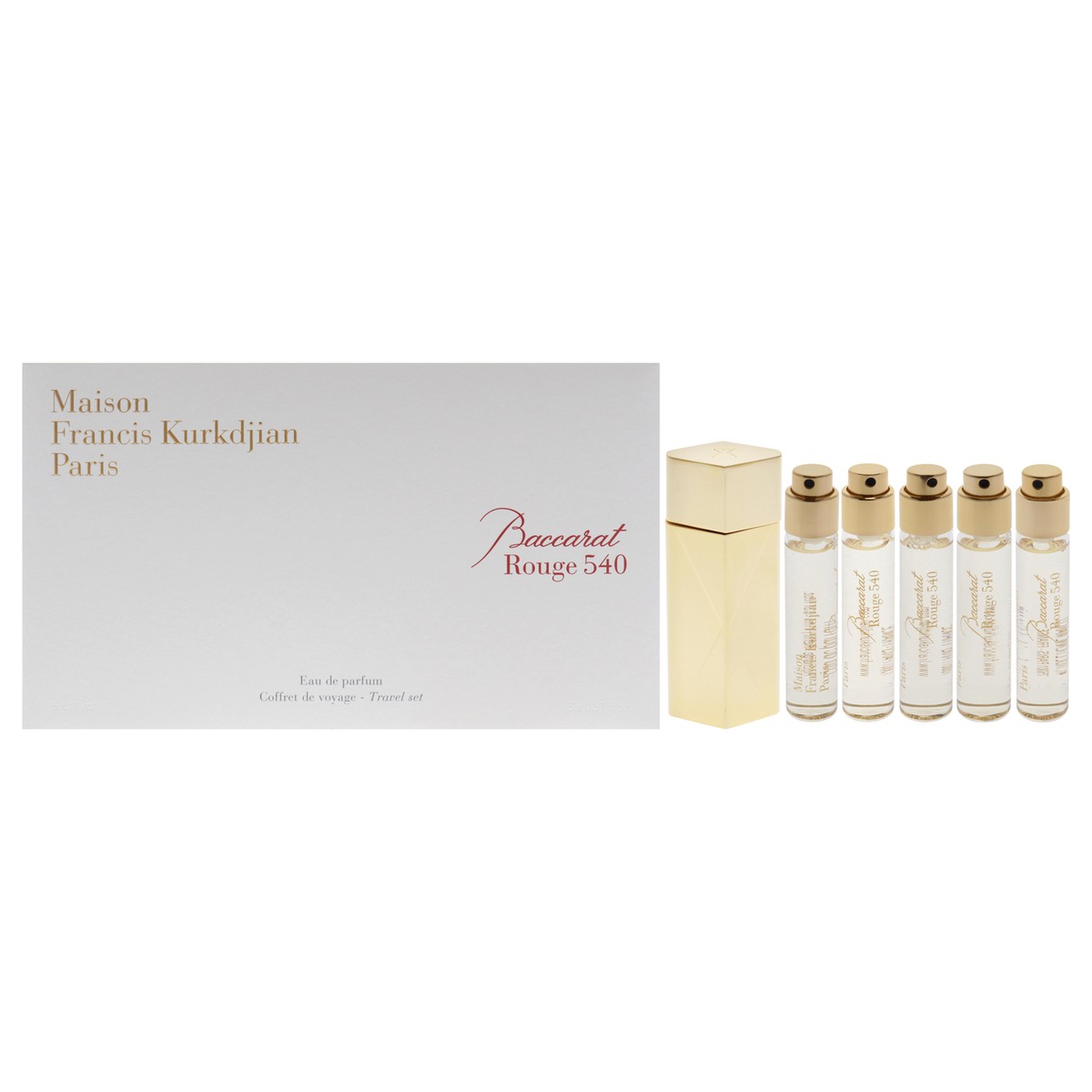 Rustan's Maison Francis Kurkdjian Travel Set Logo Maison