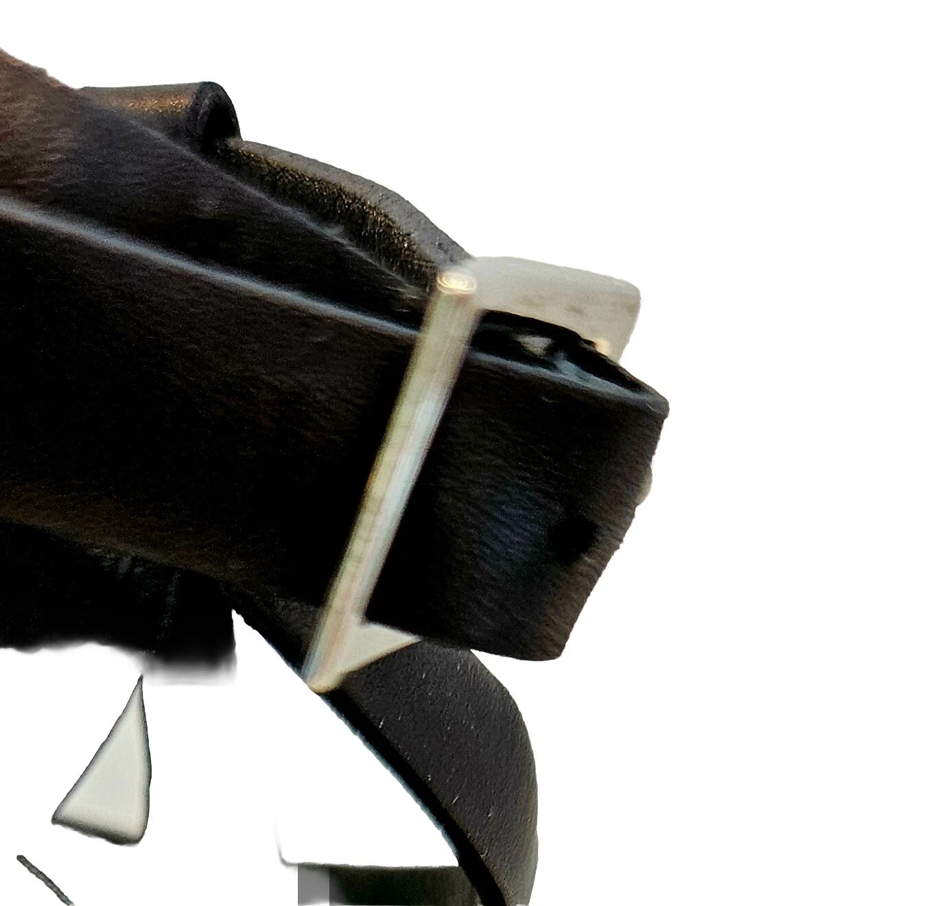 SAINT LAURENT (YSL) Sandalo a stiletto nero con cinturini a stiletto nero taglia 8 5 8 1 2