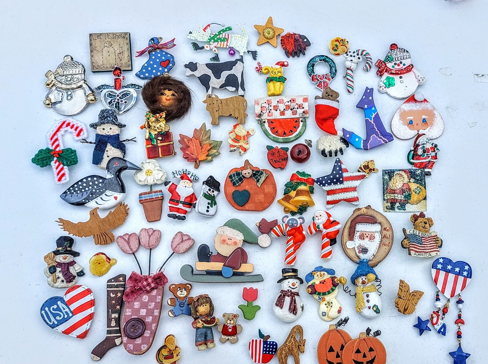 Lot Of 61 Vintage Pins And Brooches eBay