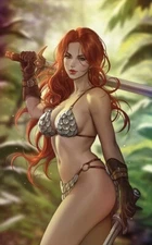 🔥 RED SONJA DEATH & THE DEVIL 1 LESLEY LEIRIX LI 616 Virgin Variant A LTD 500