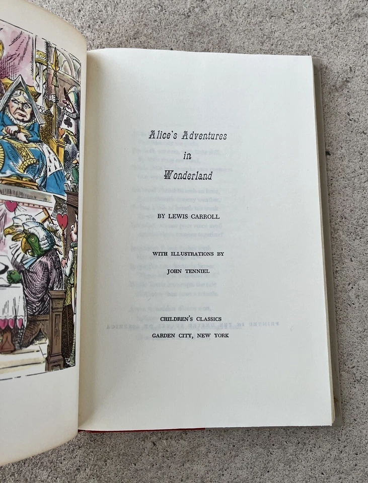 Alice’s Adventures in Wonderland- Lewis Carroll - Hardcover Vintage - Image 2 of 4