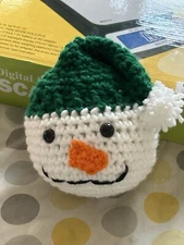 Crochet Santa Snowman Head