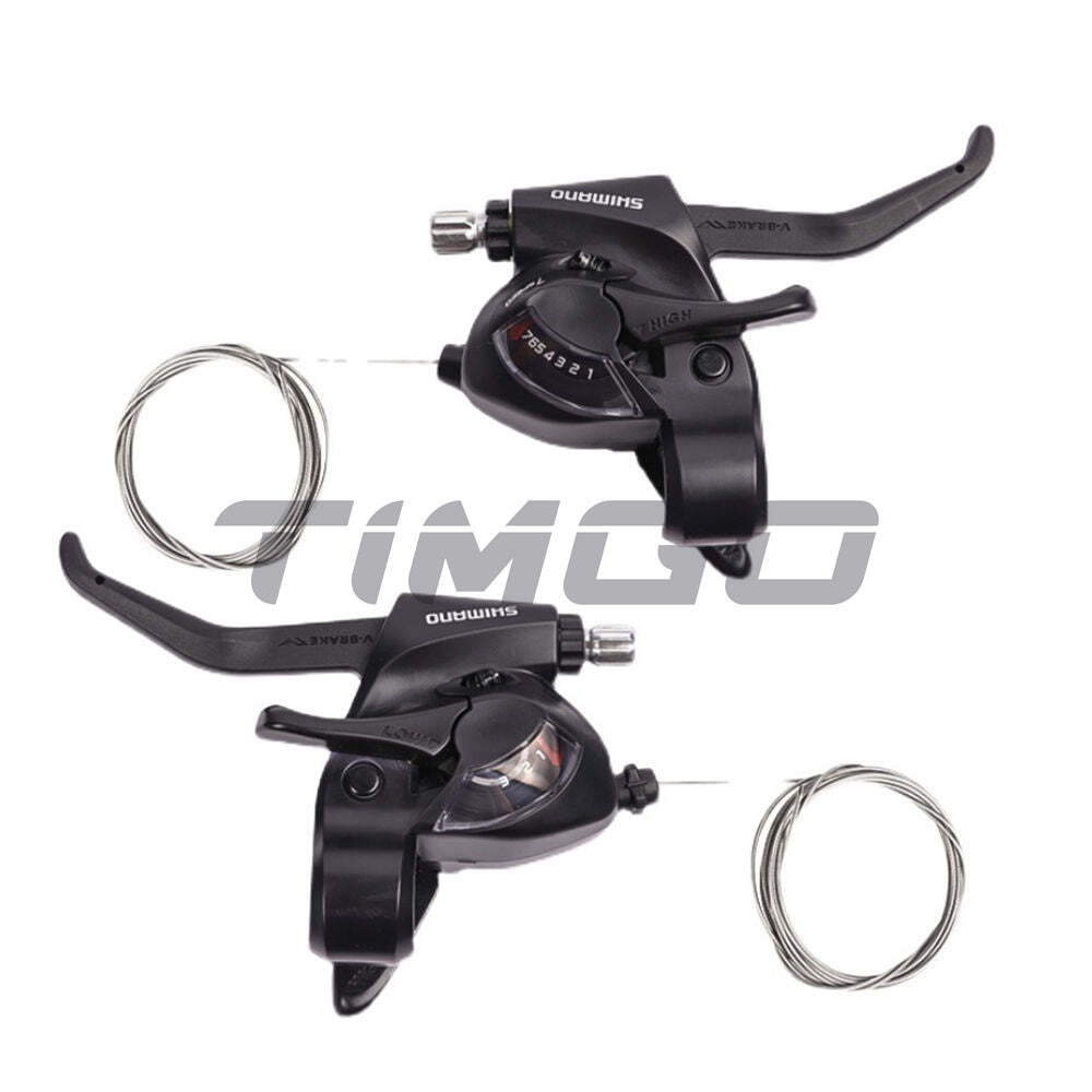 シンアツシン Shimano Tourney ST-EF41 MTB Bike 3×6/7 Speed Shifter Brake Combo