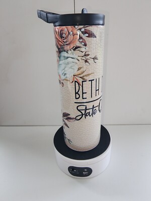 20oz skinny tumbler custom design stainless steel Yellowstone/Beth Dutton