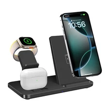 3in1 Wireless Charger Dock Charging Station For Apple Watch iPhone 16 15 14 13 X