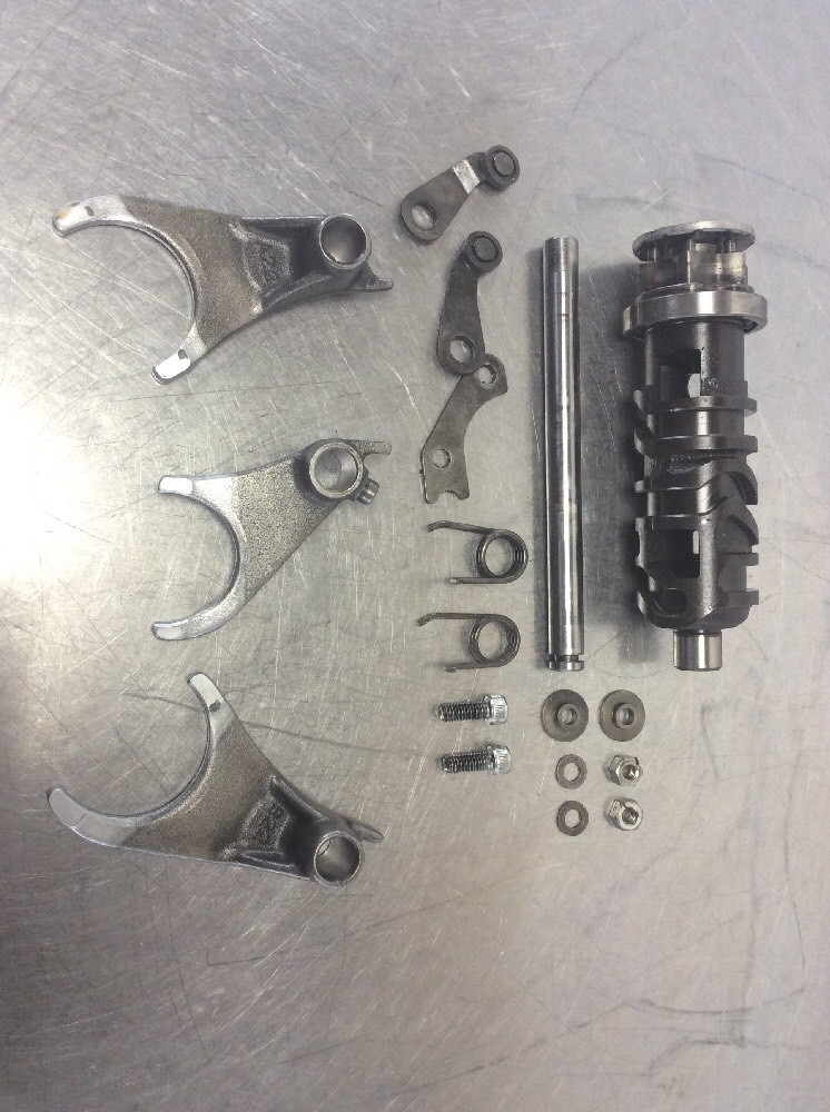 KAWASAKI ZX10 ZX1000 91 90 89 88 TRANSMISSION SHIFT FORKS DRUM