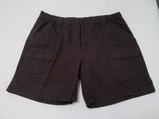 Savane Mens 40 Cargo Shorts dark grey cotton Sho1218Pp 