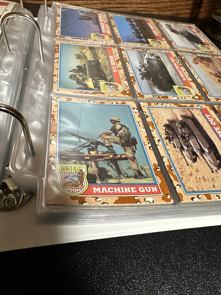 Topps, Desert Storm, 308 Trading Cards, With Binder - Image 4 of 4