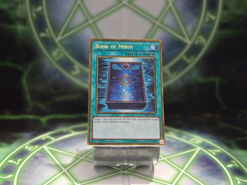 PGL2-EN049 Book of Moon Gold Rare 1st Edition YuGiOh Card