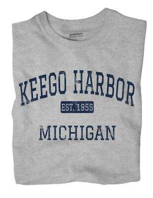 #ad Keego Harbor Michigan MI T Shirt EST $21.99