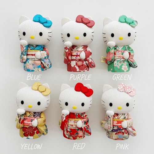 Hello Kitty Kakinuma Doll Edo Kimekomi Sanrio Kimono collaboration Geisha Maiko