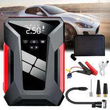 Portable Car Jump Starter with Air Compressor Pump Power Bank Battery Charger
