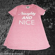Christmas Naughty and Nice Women's Short Sleeve T-Shirt (SIZES XSmall - Large)