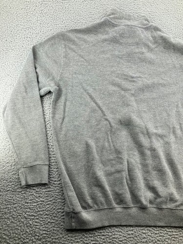 US Polo Assn Sweatshirt Mens Extra Large Tall XLT Gray Quarter Zip Pullover - Picture 14 of 17