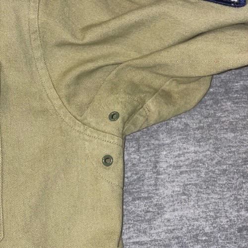 10.Deep Shirt Mens Medium M Olive Shooting Hunting Button Up Tactical Army Patch - Picture 6 of 11