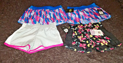Girl's Shorts Set of Four 3 different Colors 6