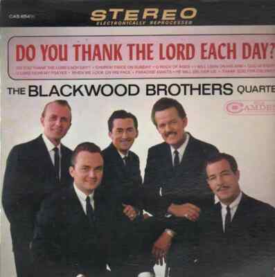 LP The Blackwood Brothers Quartet Do You Thank The Lord Each Day? NEAR MINT