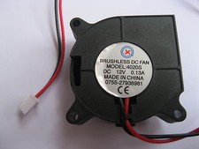 10 pcs Brushless DC Blower Fan 4020S 12V 40x40x20mm 2Wire Sleeve Bearing Black