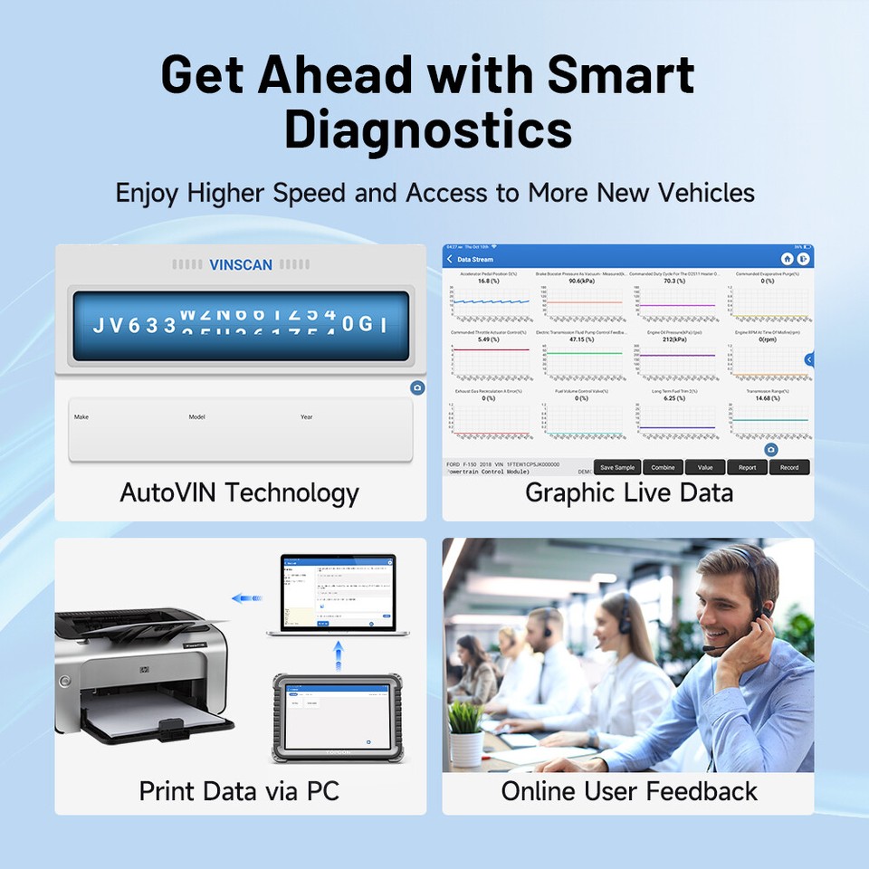 2026 TOPDON Phoenix Plus All System Active Diagnostic Scanner Tool ECU ...