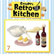 Re-ment Snoopy Retro Kitchen 7 Deviled Eggs Sealed Includes Brochure