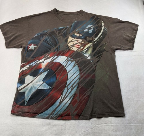 Captain America Short Sleeve T-shirt | eBay