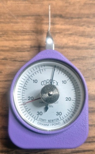 CORREX SPRING BALANCE 3-30 GRAM FLAT PROBE FEELER TENSION GAUGE 7220421 - Picture 2 of 6