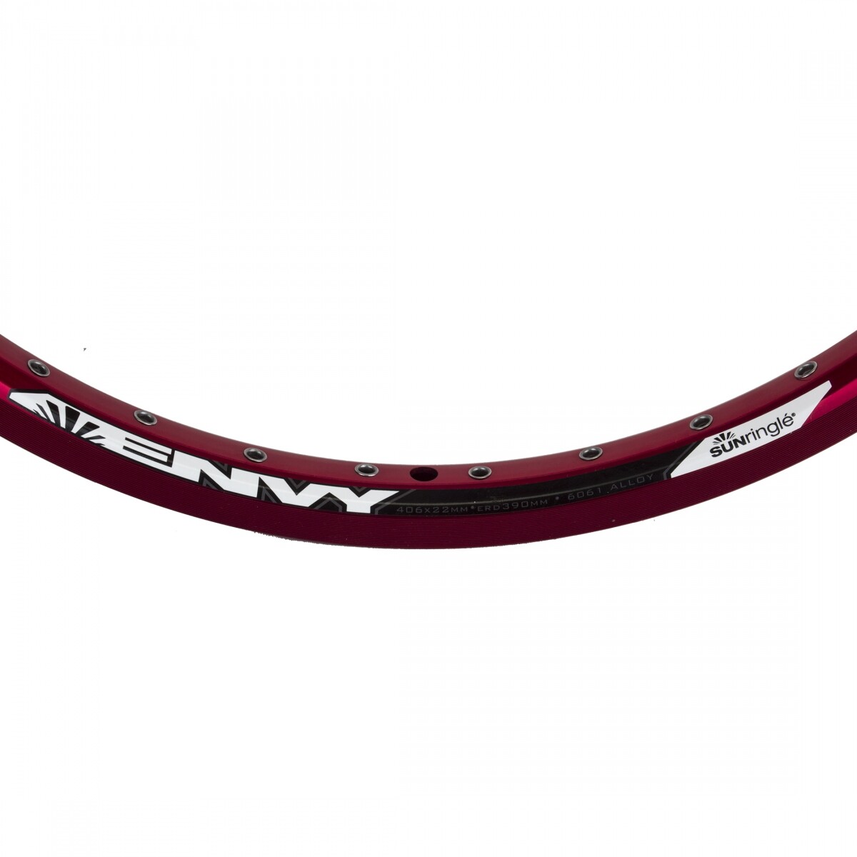 Кольцо Envy RR Sun Ringle, 20 дюймов, Envy RR Red, 36 отверстий для спиц с петлями, сварной шов