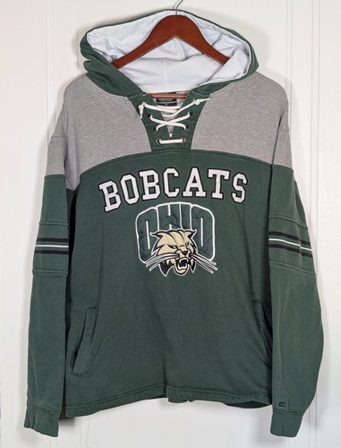 Ohio University Bobcats Colosseum Green Pullover Hoodie Mens Size XL Sweatshirt