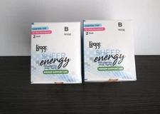 New 4 Pairs Women's  Leggs Sheer Energy Nude Control Top Pantyhose Tights  B