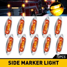 Red Amber 4 Marker Lights 3led Clearance Side Light Truck Trailer Rv Waterproof Red Amber 4 Marker Lights 3led Clearance Side Light Truck Trailer Rv Waterproof