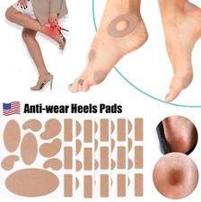 44Pcs Anti-wear Heels Stickers Moleskin Tape for Feet Blisters Adhesive Pads USA