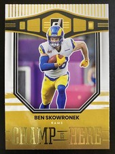 Ben Skowronek 2022 Donruss Football Champ is Here Los Angeles Rams #CIH-10