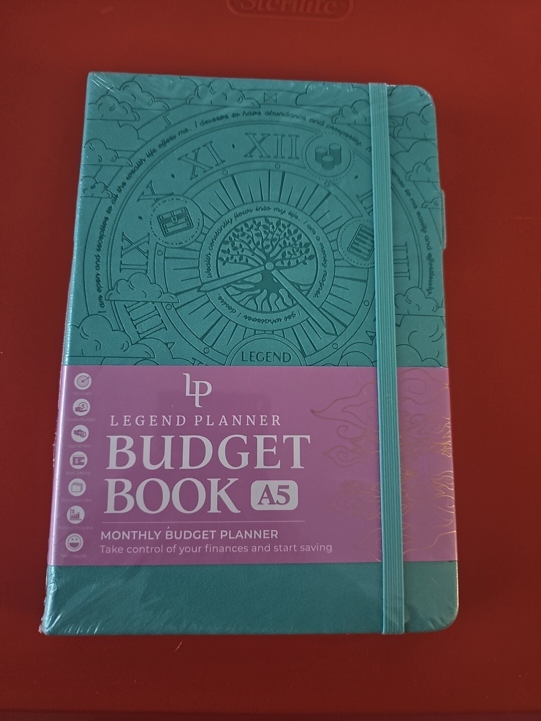 New &Amp; Sealed Legend Planner Budget Book - Personal Finance Planner A5 Mint Green