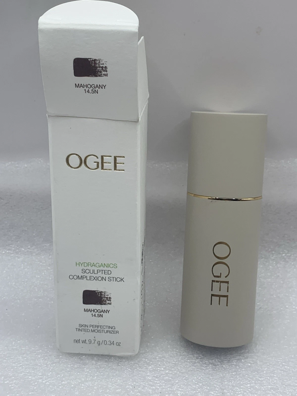 Ogee Hydraganics Sculpted Complexion Stick - Mahogany 14.50N - 0.34 oz NWB BN
