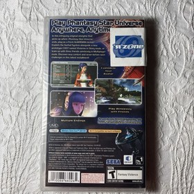 (Sealed) Phantasy Star Portable - Sony Playstation Portable PSP Authentic-Notes